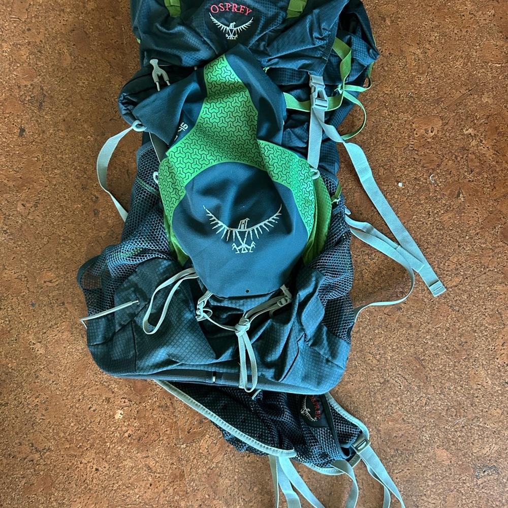 Osprey Men's Backpack (Large) in Green and Teal